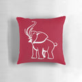 Delta Sigma Theta Sorority Elephant Red 2 Pillow
