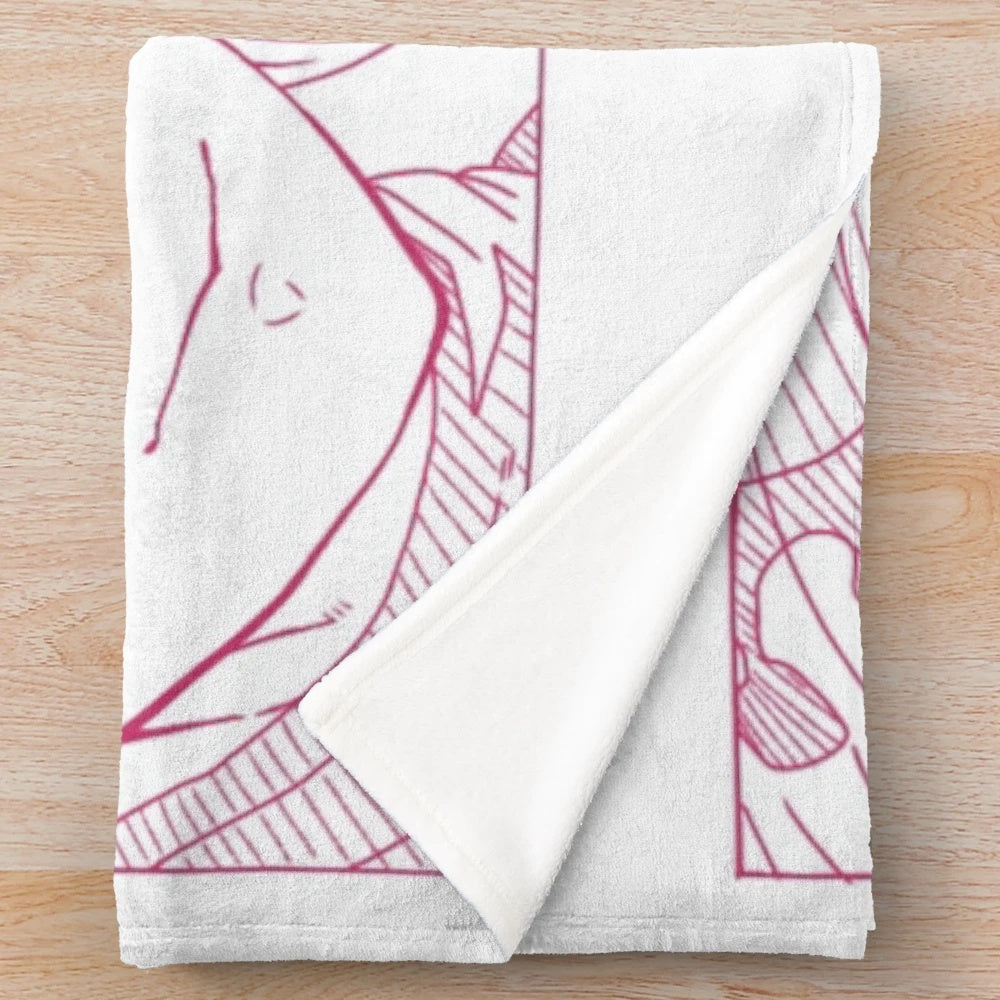 Demon Slayer Douma Inspired Plush Blanket