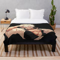 Demon Slayer inspired Sanemi Shinazugawa plush blanket