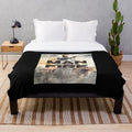 Denzel Washington inspired plush blanket for action and thriller movie fans
