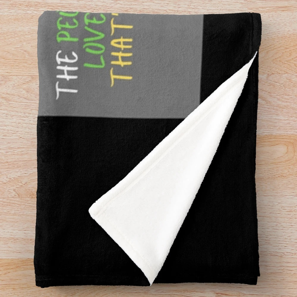 Denzel Washington inspired plush blanket featuring movie quotes