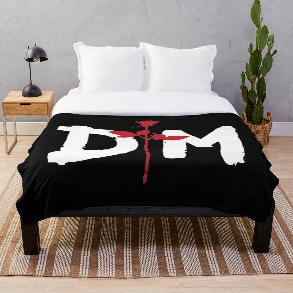 Depeche Band Inspired Plush Blanket