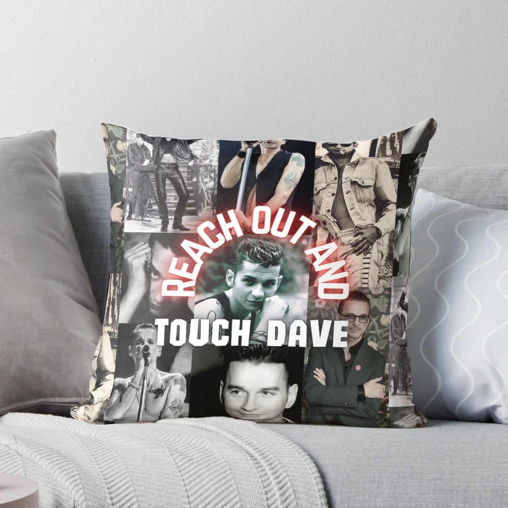 Depeche Mode inspired pillow featuring Dave Gahan