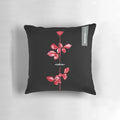 Depeche Mode-inspired pillow with abstract fox and water design