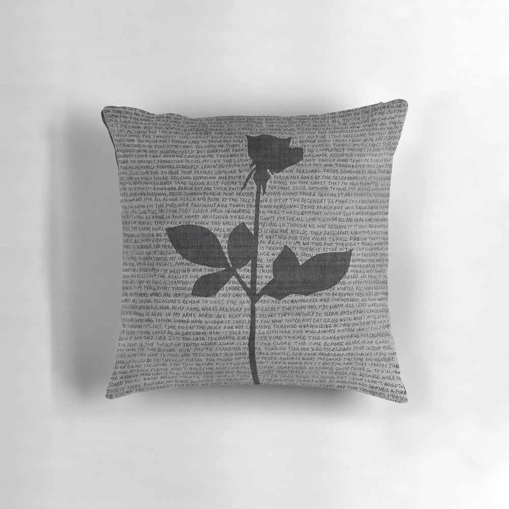 Depeche Mode Violator-inspired decorative pillow