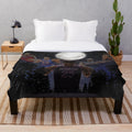 Derrick Rose inspired plush blanket featuring the former NBA star
