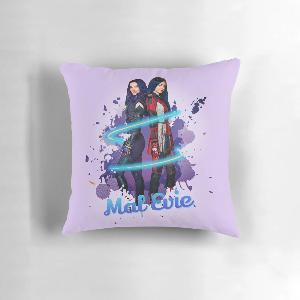 Descendants 3 inspired pillow featuring Mal and Evie