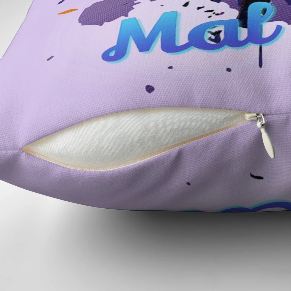 Descendants 3 inspired pillow featuring Mal and Evie