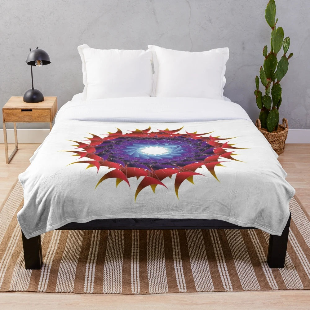 Stylish and Cozy Designer's Plush Blanket