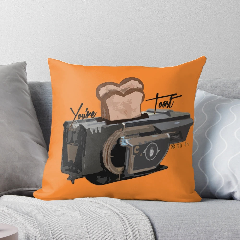 Destiny 2 Jotunn Themed Pillow with Toasted Design