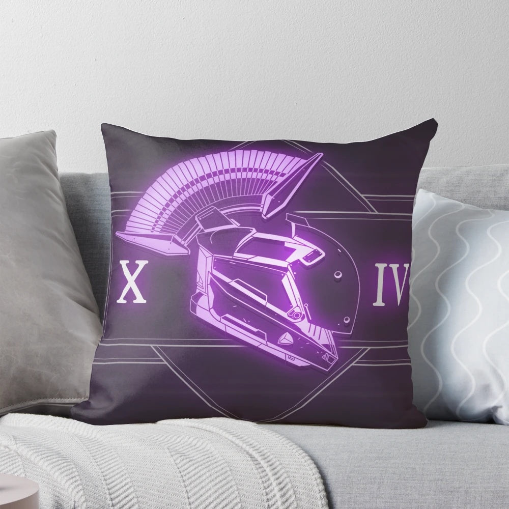 Destiny Saint-XIV Titan Pillow with Void Neon Vector Design