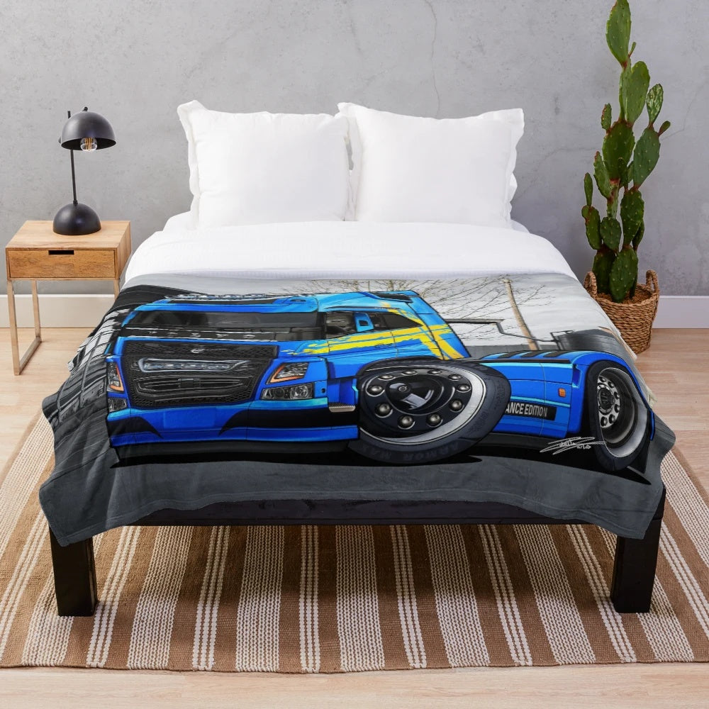 Vólvó truck performance edition plush blanket