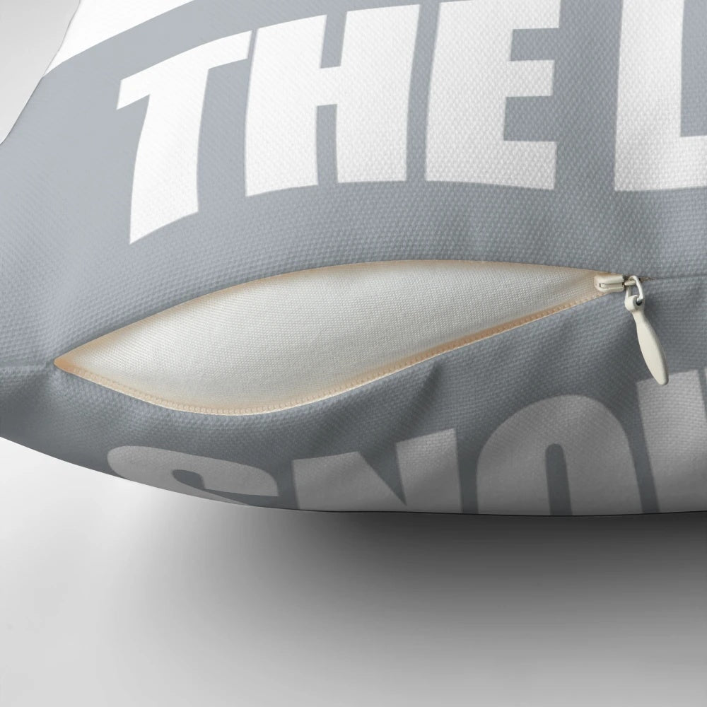 Detroit Lions Sundays Are For The Lions Pillow with Matthew Stafford and Detroit Football Imagery