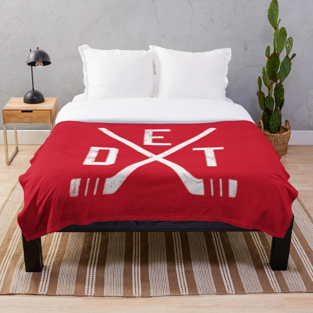 Detroit Red Wings Original Six Plush Blanket