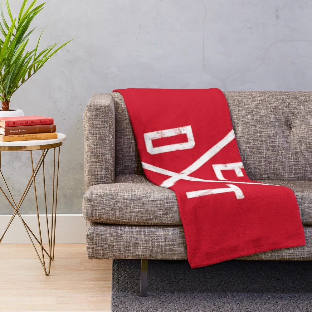 Detroit Red Wings Original Six Plush Blanket