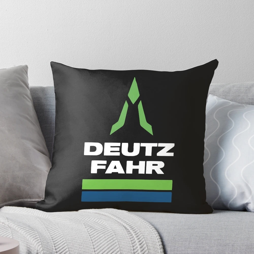 Deutz Fahr logo printed on a high-quality, comfortable pillow