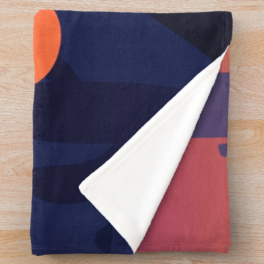 Devin Booker inspired Phoenix Suns desert-themed plush blanket