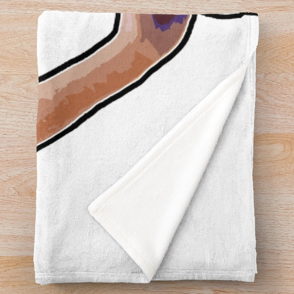Devin Booker inspired plush blanket featuring the Phoenix Suns basketball player