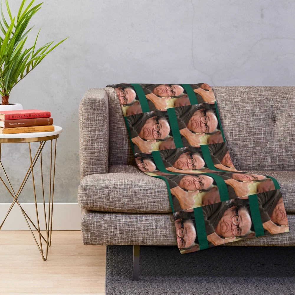 Danny Devito-inspired plush blanket with a humorous and playful design