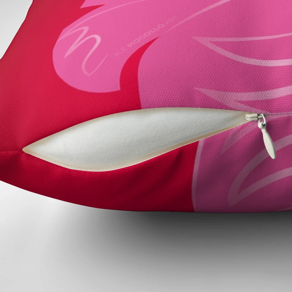 A plush pillow adorned with diamond-like patterns, creating a glamorous and eye-catching addition to your living space.