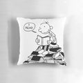 "Diary of a Wimpy Kid-themed decorative pillow for book lovers and literary enthusiasts"