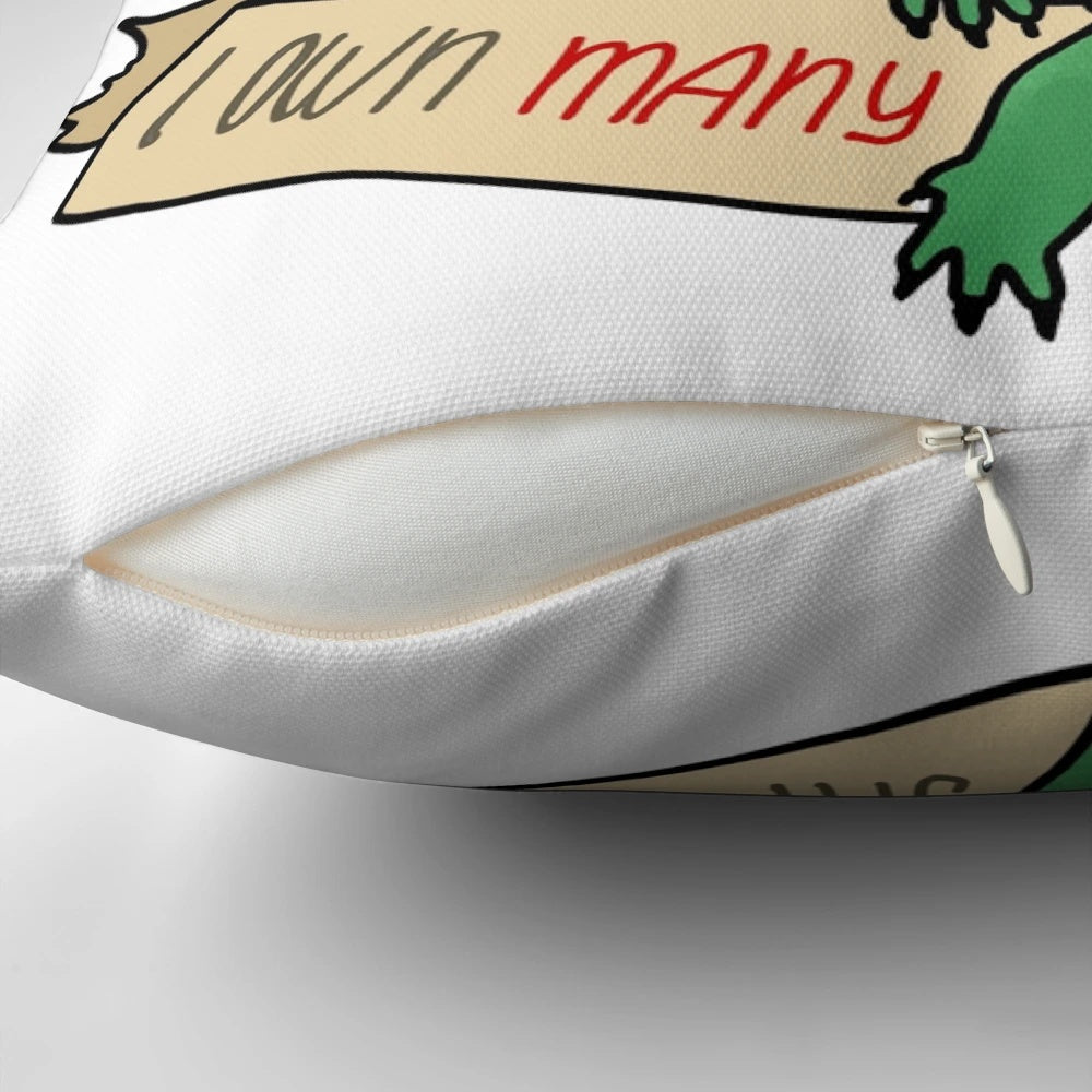 Dice Goblin Pillow, a whimsical and functional accessory for tabletop roleplaying games