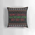 Die Hard John McClane Ugly Christmas Sweater Pillow depicting the iconic movie character in a festive holiday design