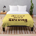 Plush blanket featuring the movie "Little Miss Sunshine" and the character Dwayne Hoover