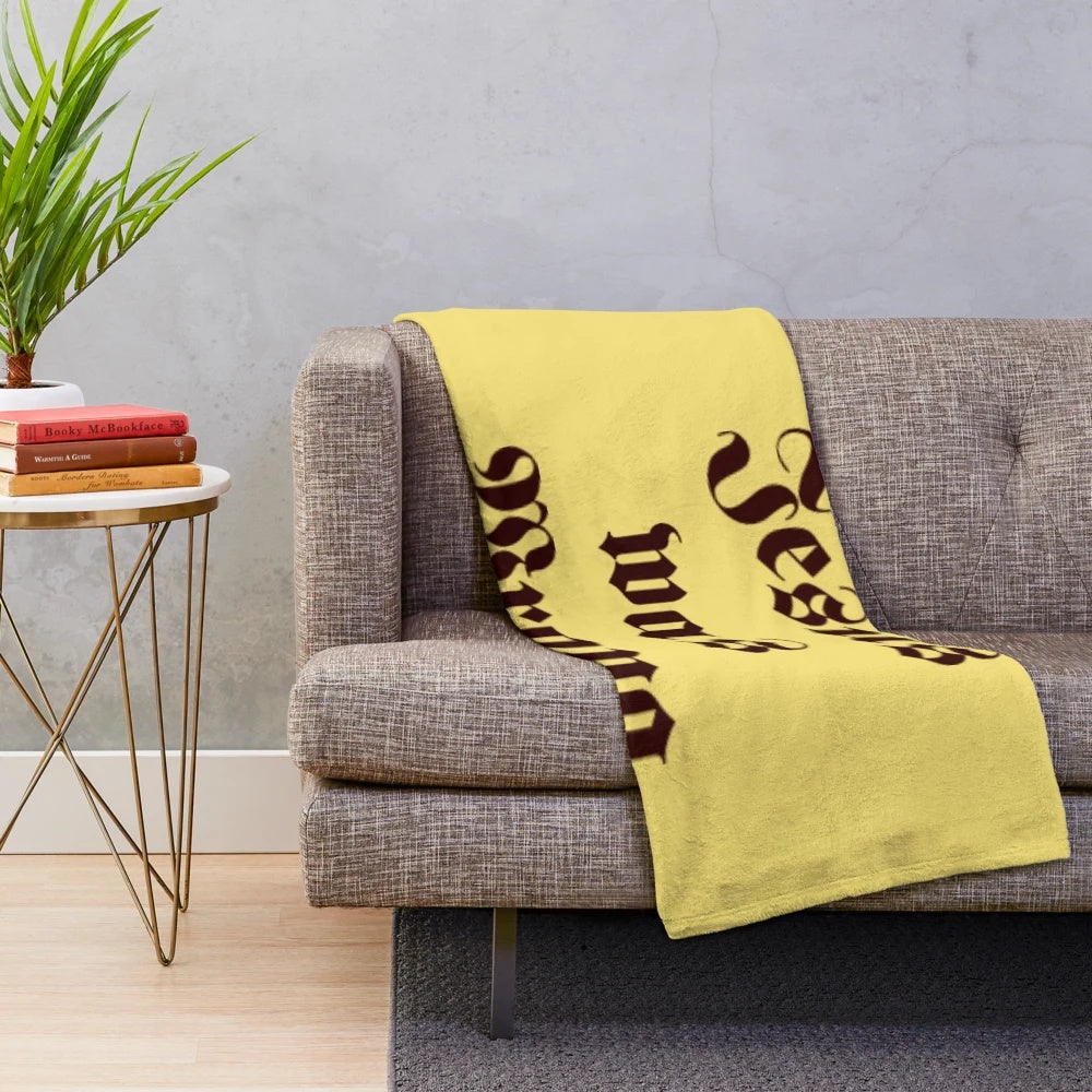 Plush blanket featuring the movie "Little Miss Sunshine" and the character Dwayne Hoover