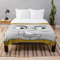 Diesel 10 inspired plush blanket with locomotive design