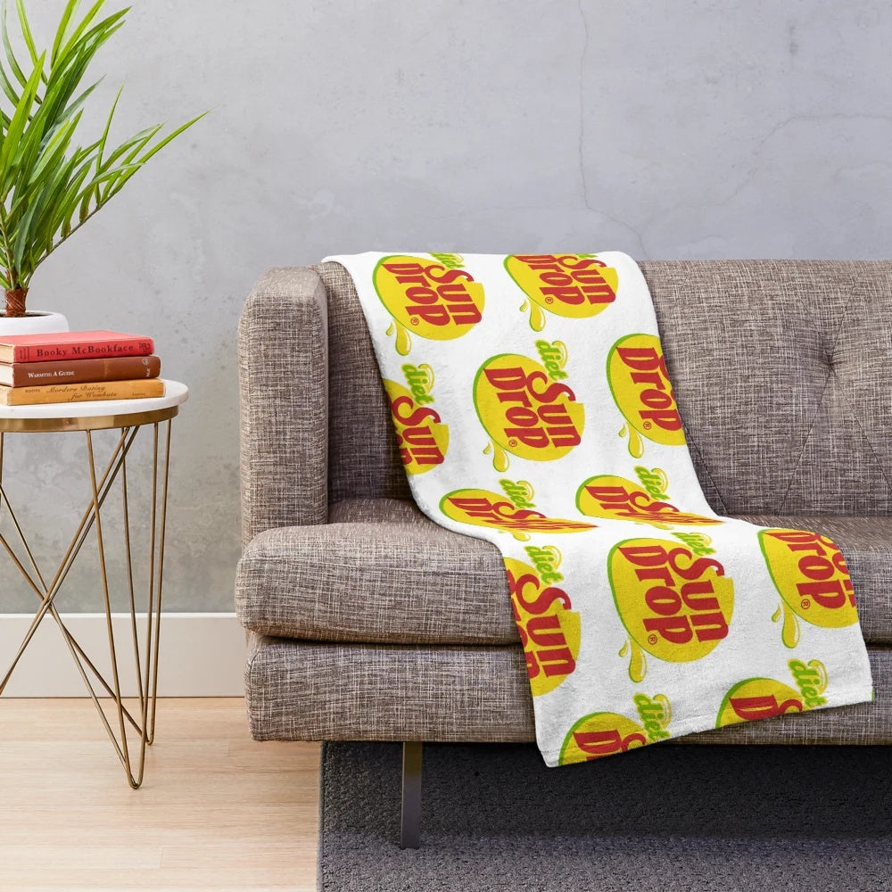 Diet Sundrop Inspired Plush Blanket
