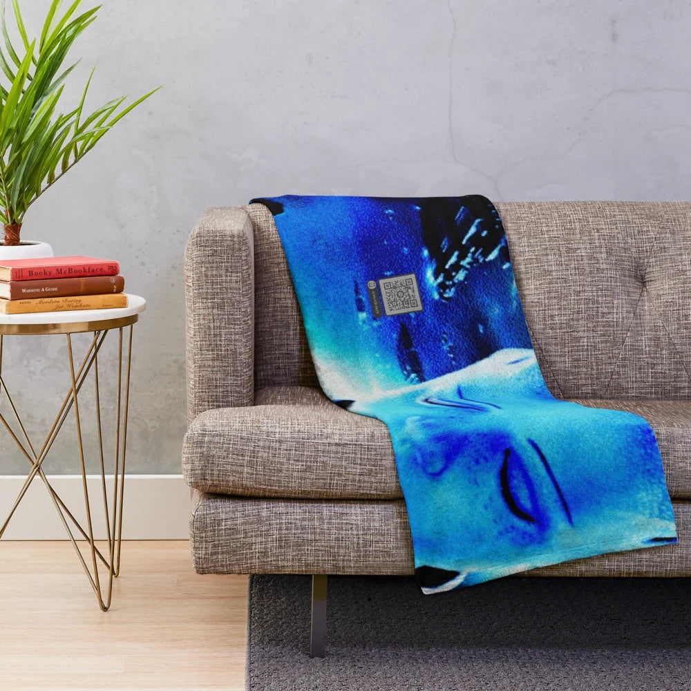 Liara T'Soni digital art plush blanket