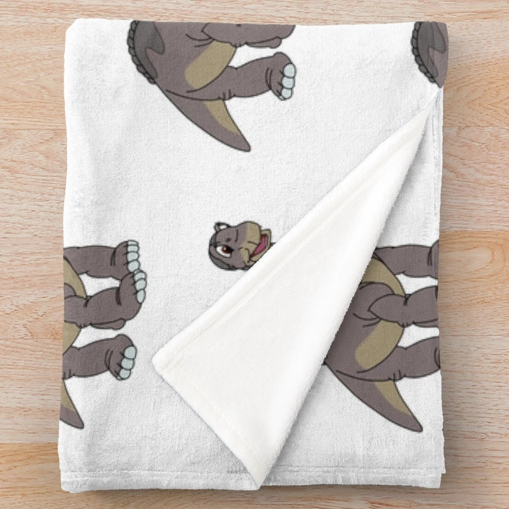 Littlefoot the Apatosaurus dinosaur plush blanket