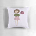 Dirty Dancing inspired 'I Carried a Watermelon' throw pillow with retro 80s movie graphics