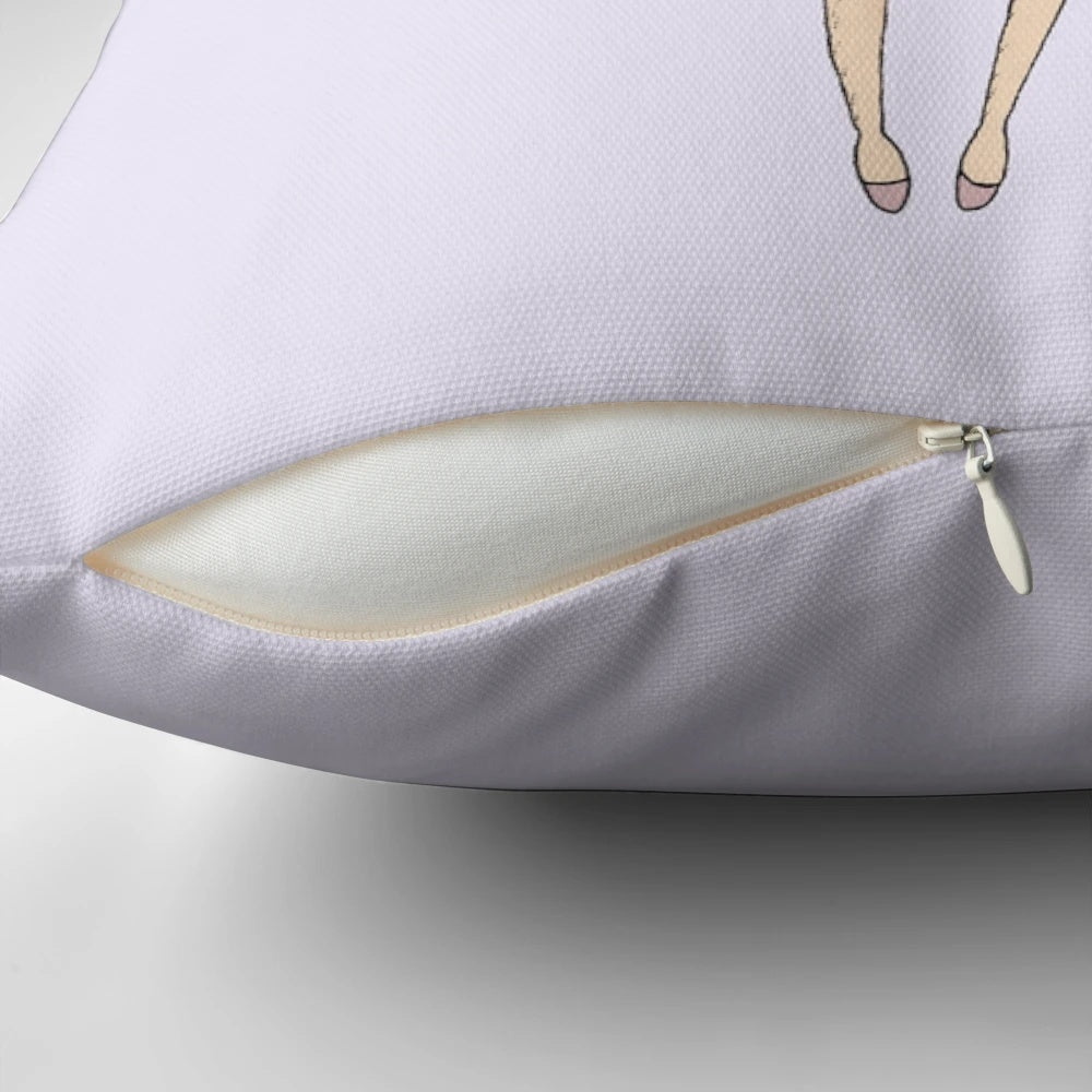Dirty Dancing inspired 'I Carried a Watermelon' throw pillow with retro 80s movie graphics