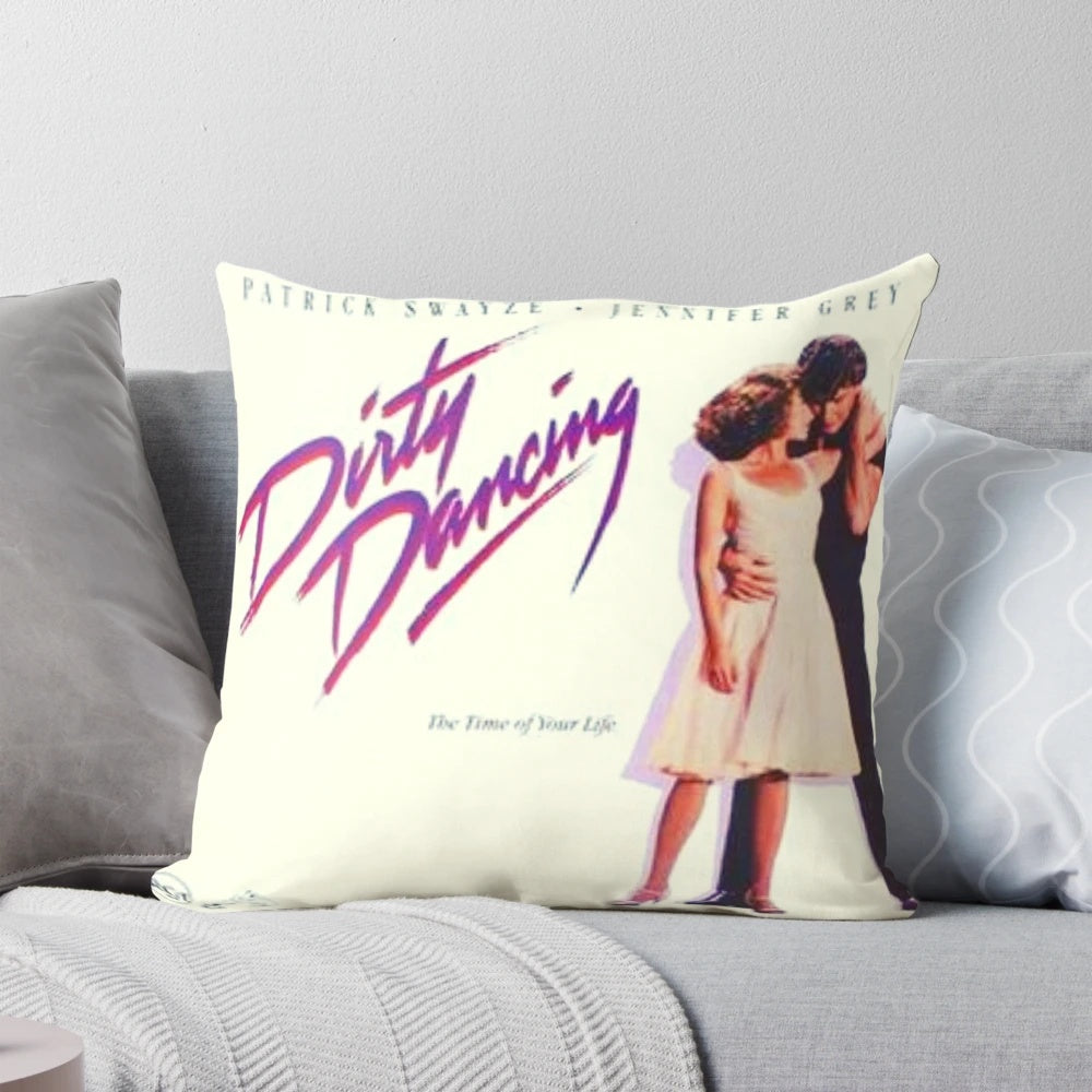Dirty Dancing movie soundtrack album cover printed on a soft, comfortable pillow.