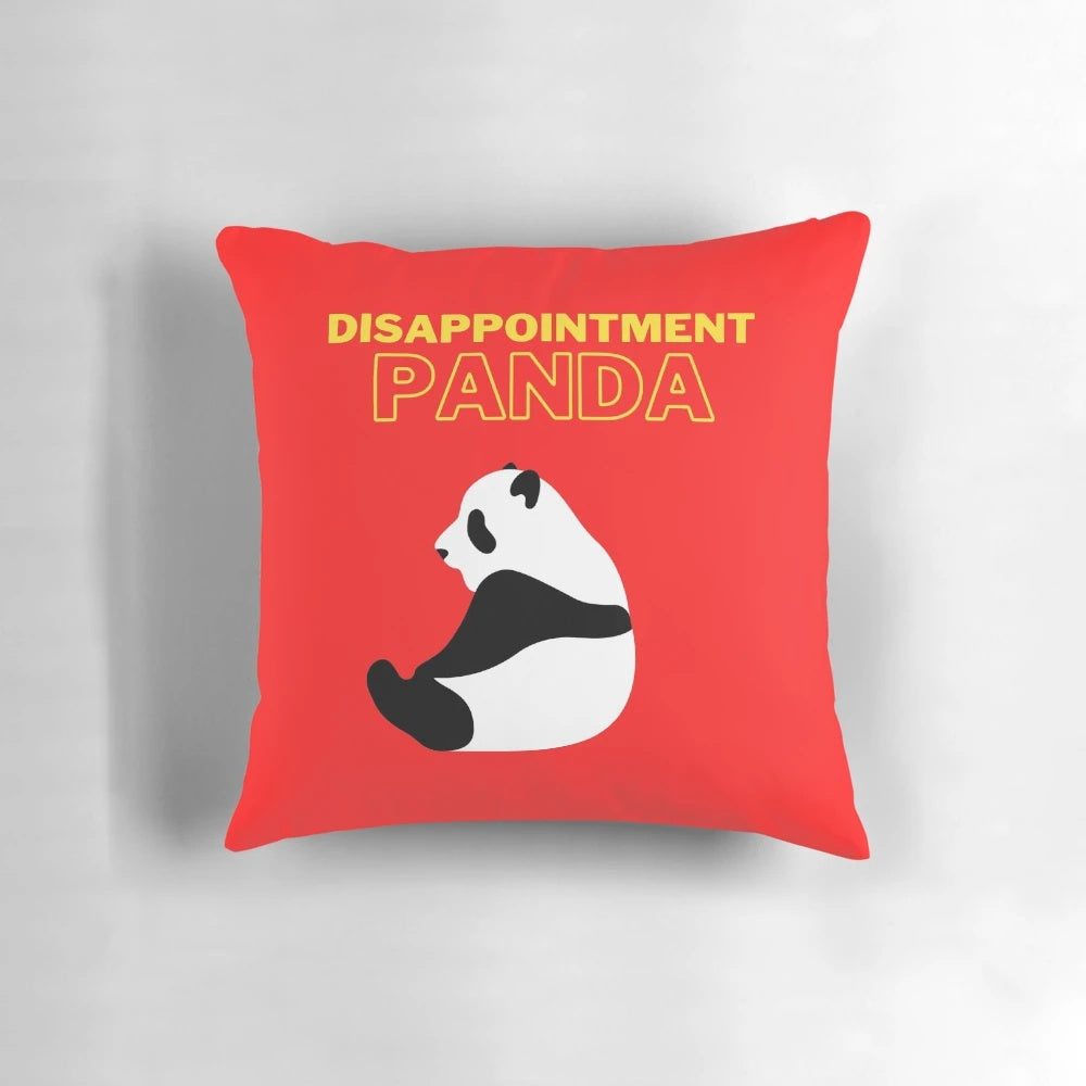 Disappointment Panda - Cute and Soft Plush Panda Pillow