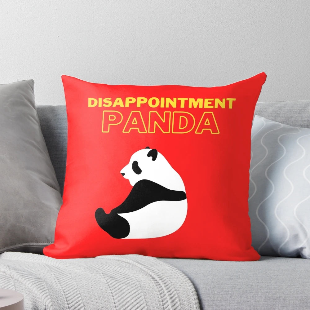 Disappointment Panda - Cute and Soft Plush Panda Pillow