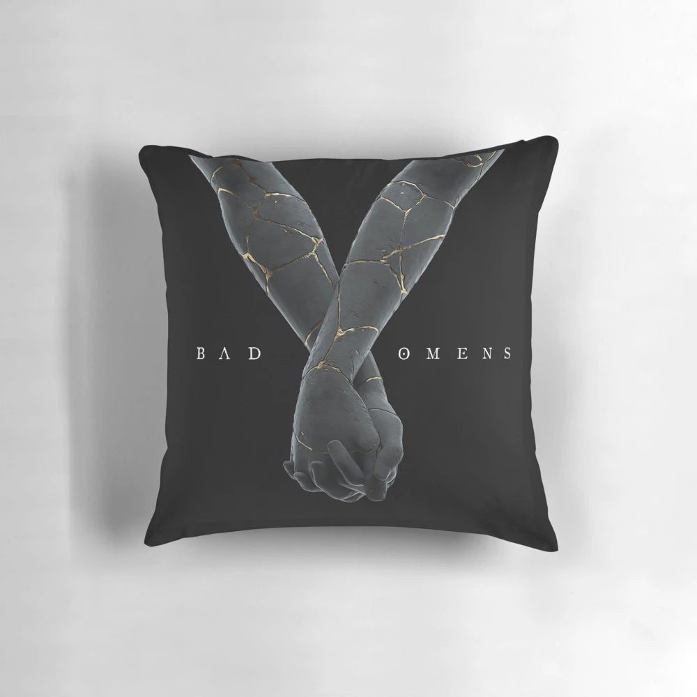 Bad Omens Finding God Before God Finds Me Pillow - Christian Metal Inspired Design