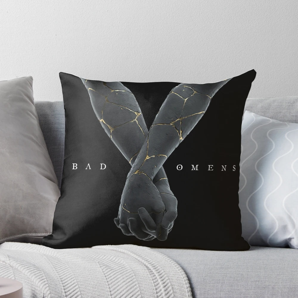 Bad Omens Finding God Before God Finds Me Pillow - Christian Metal Inspired Design