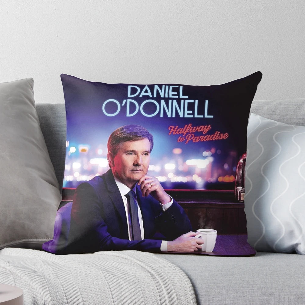 Halfway to Paradise Pillow featuring Daniel O'Donnell album artwork