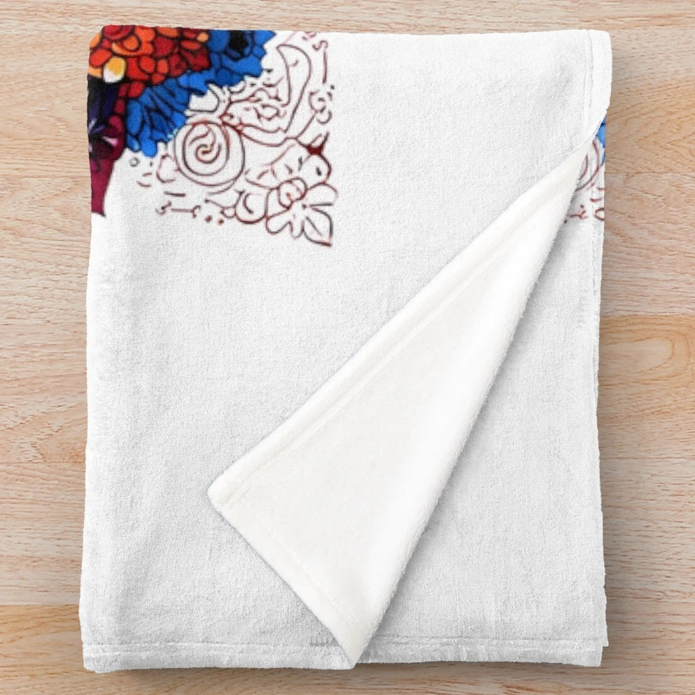Mandala Art Plush Blanket for Mindful Living