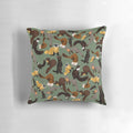 Soft and cuddly pillow featuring a variety of mustelid animals like martens, weasels, and ferrets.