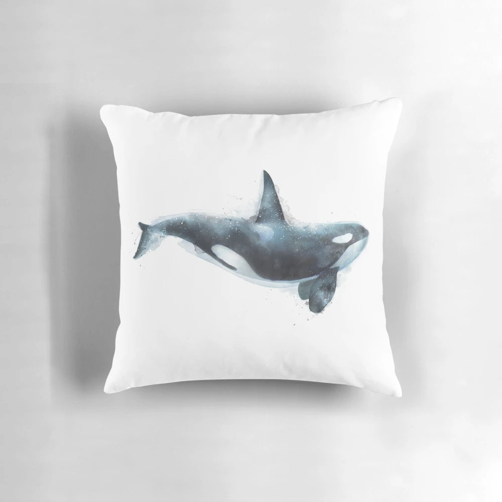 Orca Pillow - Realistic Killer Whale Design for Cozy, Stylish Home Decor