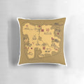 The Witness Boat Map Pillow - Featuring the iconic map from the indie puzzle game