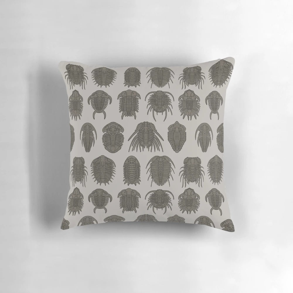 Trilobite Pillow - Showcasing the Prehistoric Arthropod