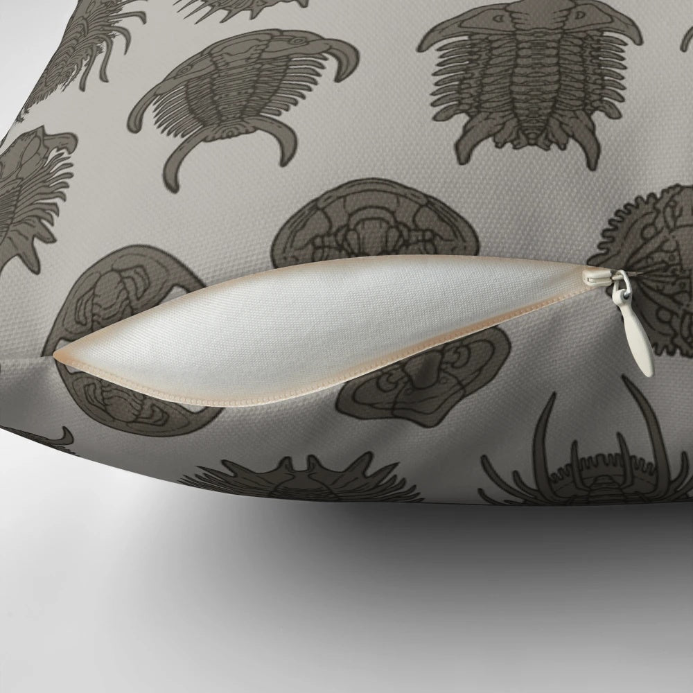 Trilobite Pillow - Showcasing the Prehistoric Arthropod