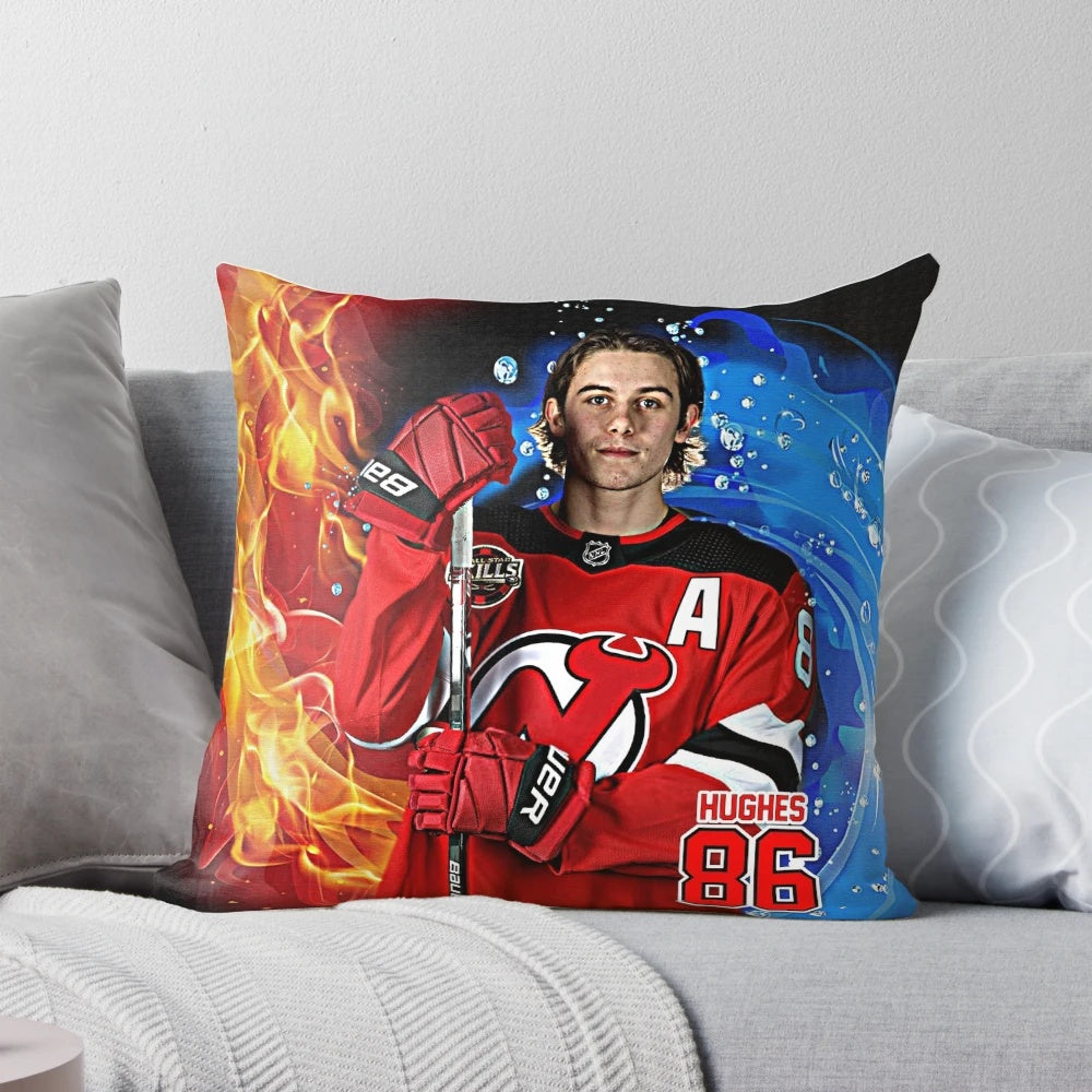 Soft and plush jack hughes pillow