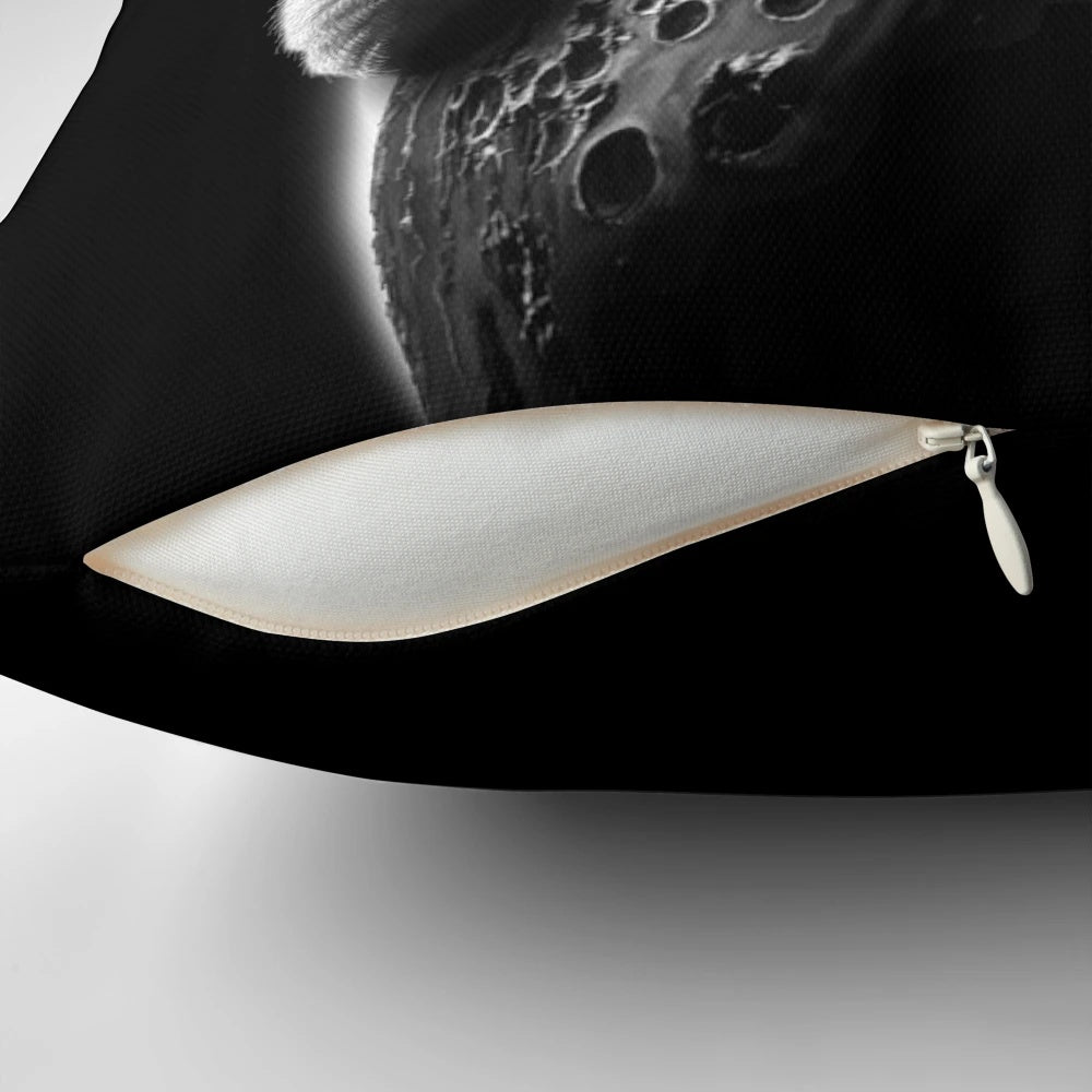 MOONCAT Pillow - A Whimsical Space-Themed Accent for Your Home