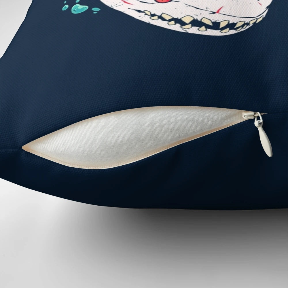 Pillow featuring the legendary Shrouded Ghost sea monster from the game Sea of Thieves
